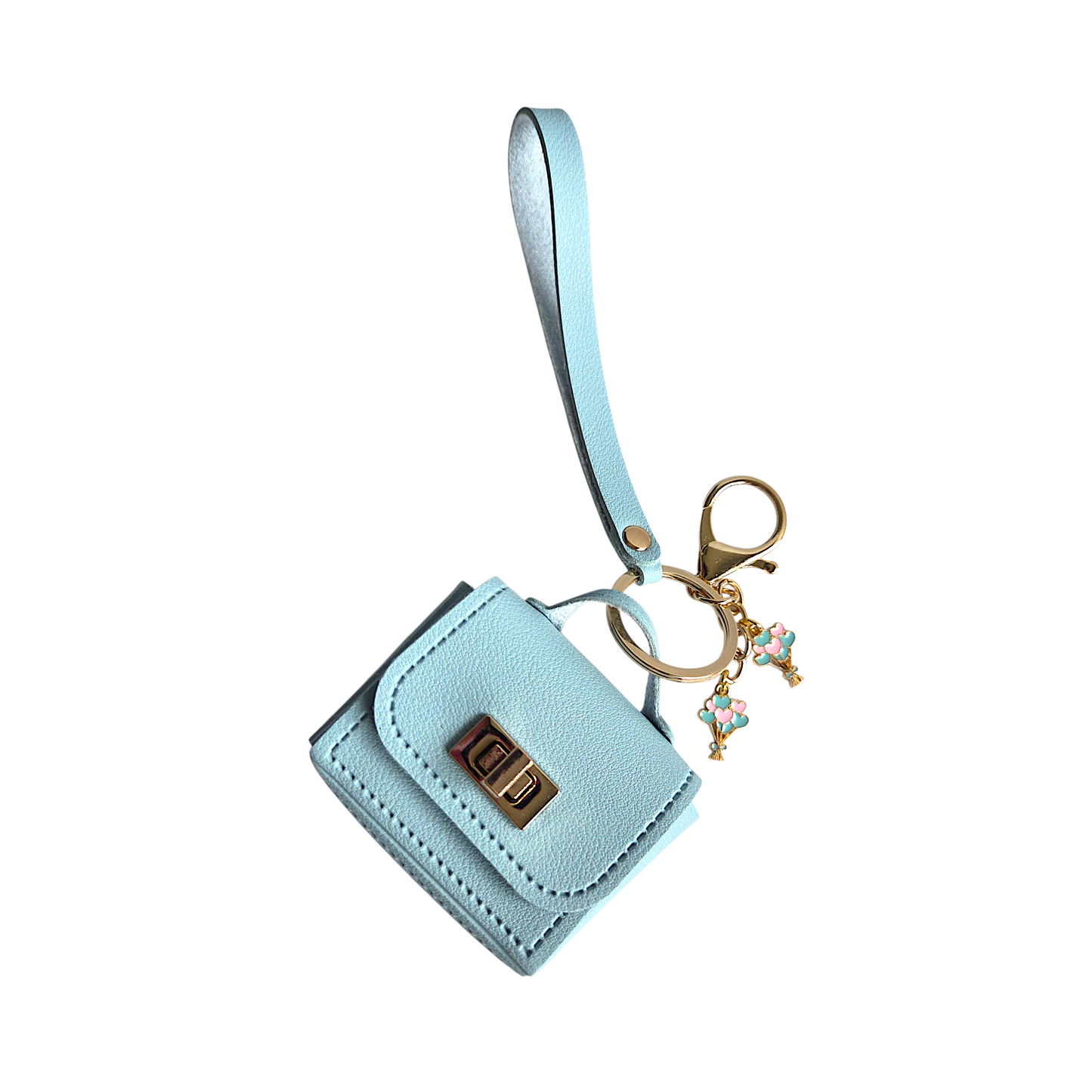 Mini Mini Keychain Purse with Charms