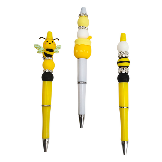 Honey Bee Beaded Pen