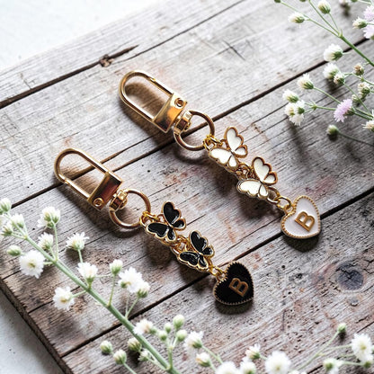 Personalized Butterfly Bag Charms
