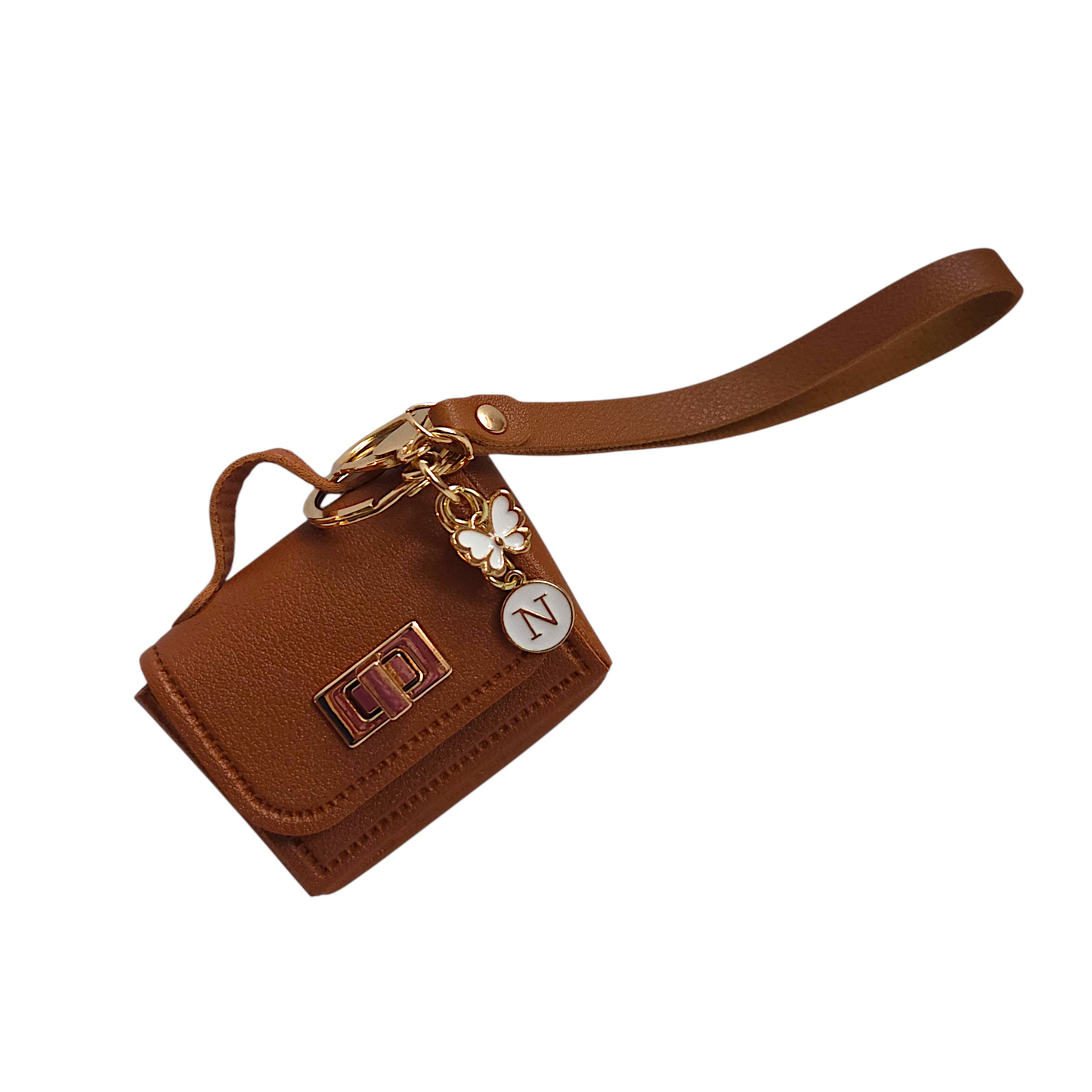 Mini Mini Keychain Purse with Letter Charms