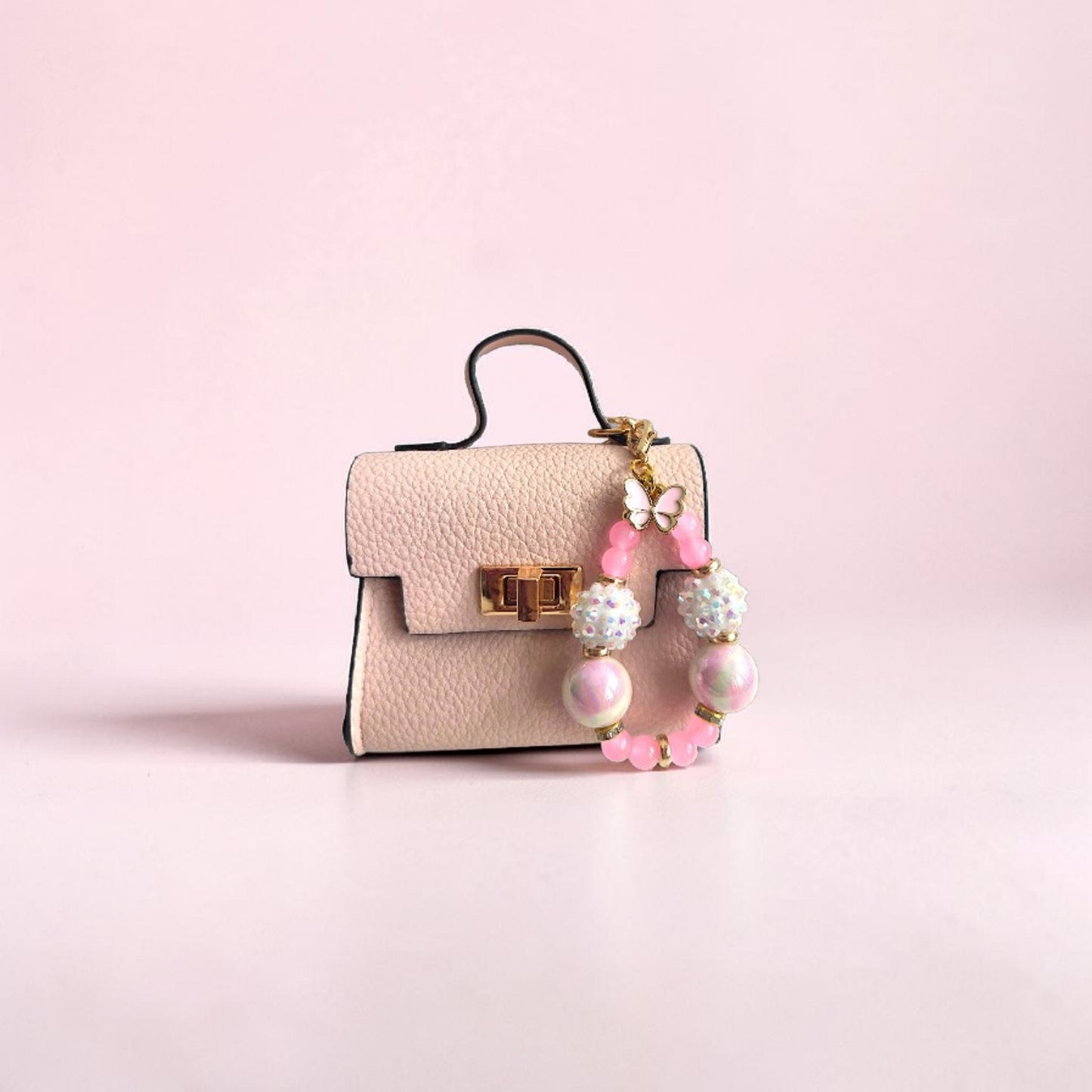 Mini Handbag Keychain with Mini Bag Charms
