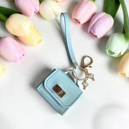 Mini Mini Keychain Purse with Charms