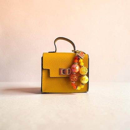 Mini Handbag Keychain with Mini Bag Charms