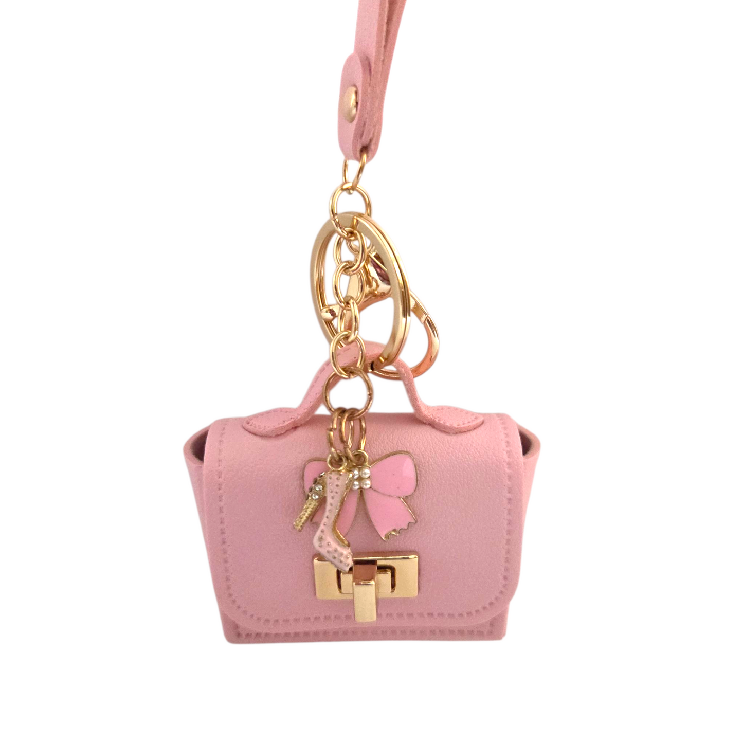 Mini Mini Keychain Purse with Charms