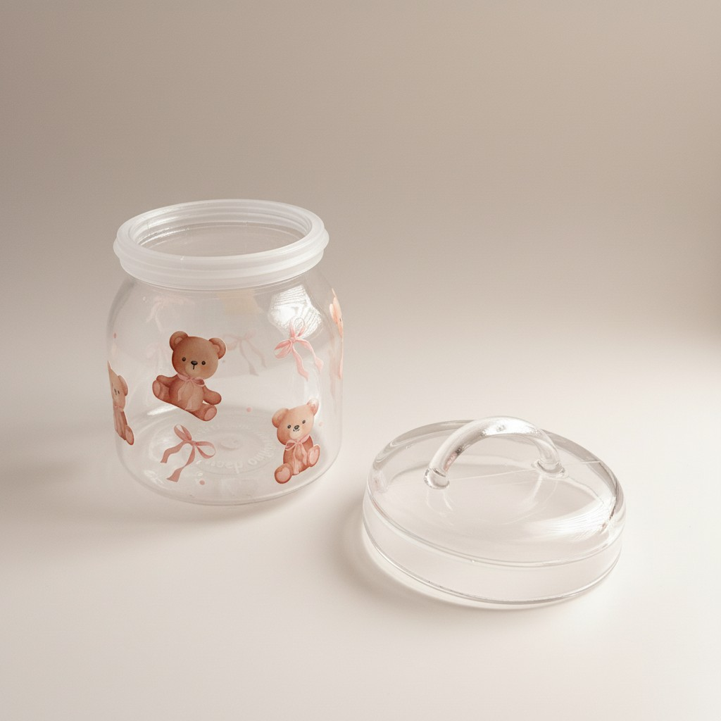 Glass Jar with Lid / Storage Container
