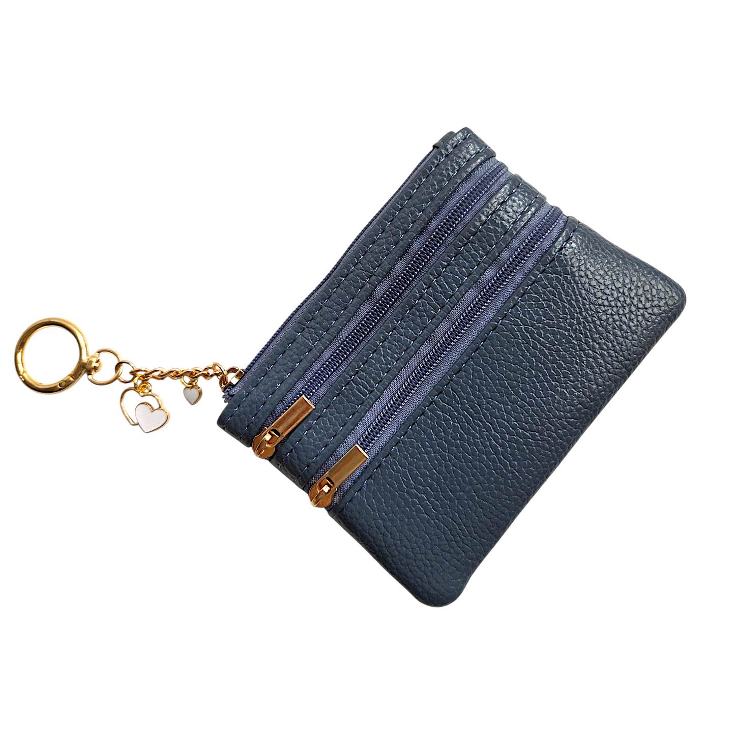 Coin Purse Keychain with Charms