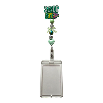 Nursing Badge Reel with Acrylic Beads