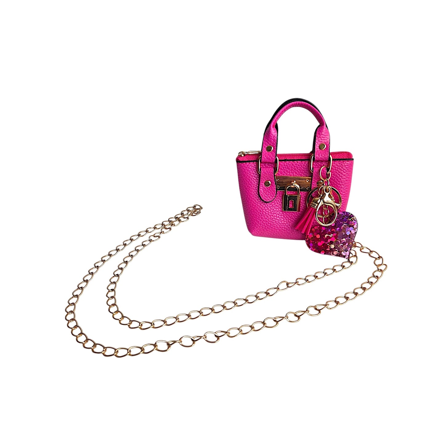 Mini Crossbody Purse / Keychain / Bagcharms