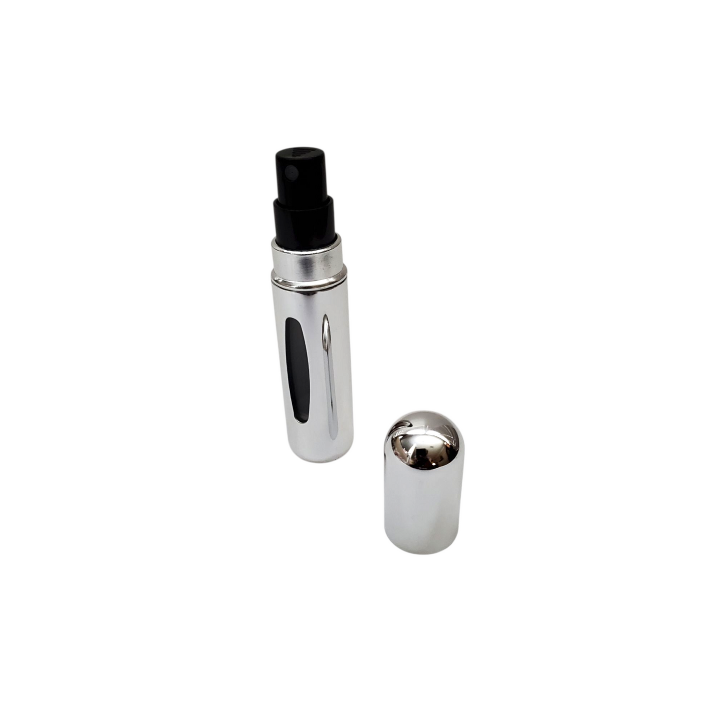 Chrome Mini Travel Portable Refillable Perfume Spray Bottle