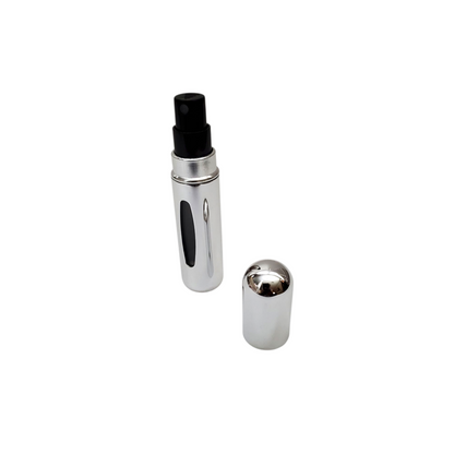 Chrome Mini Travel Portable Refillable Perfume Spray Bottle