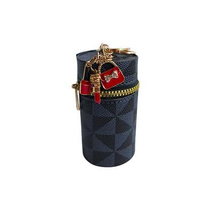 Cylinder Geometric Patten  Mini Bag Keychain