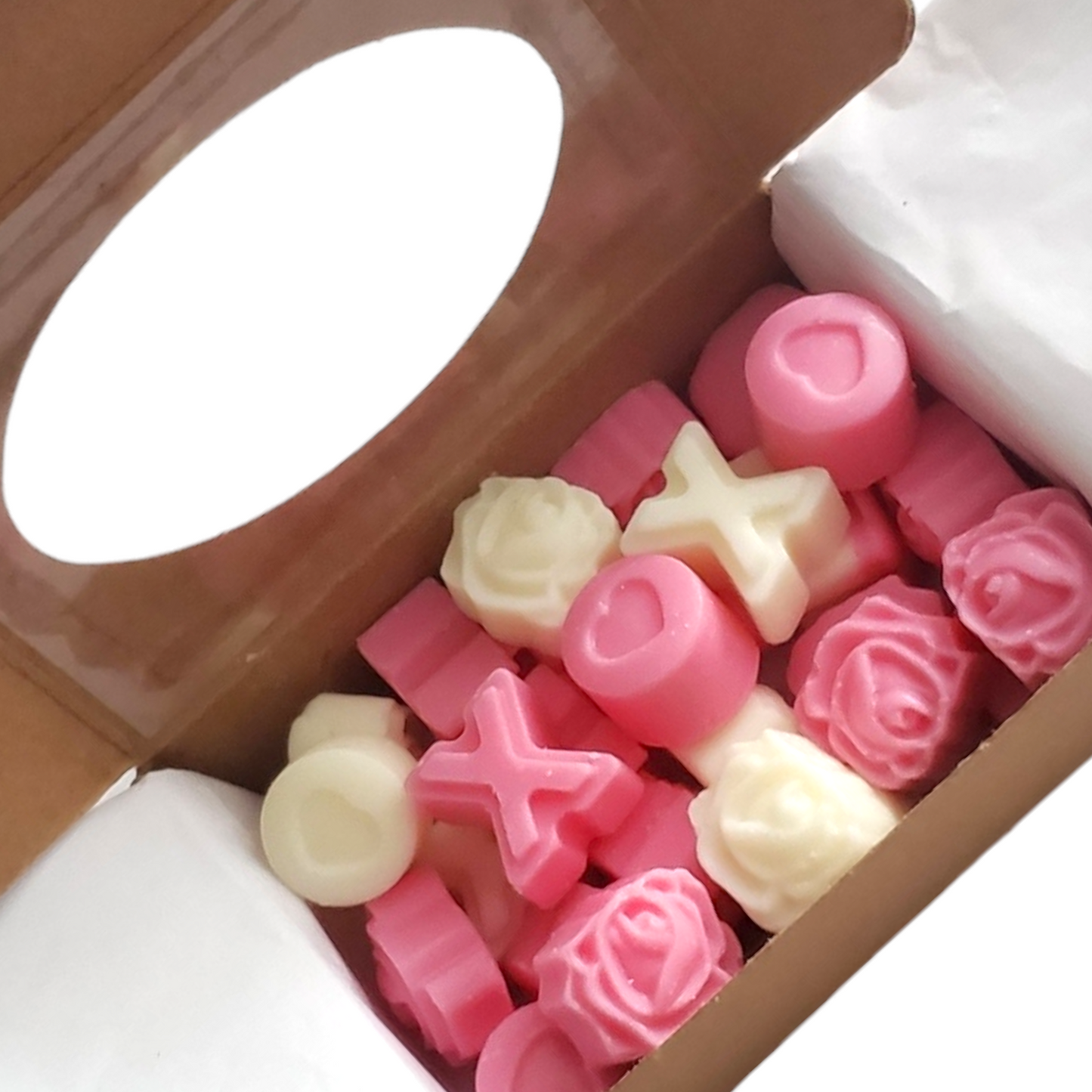 Pink/White XOXO & Roses Mini Mix Soy Wax Melts