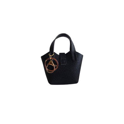 Mini Tote Bag Keychain with Charms
