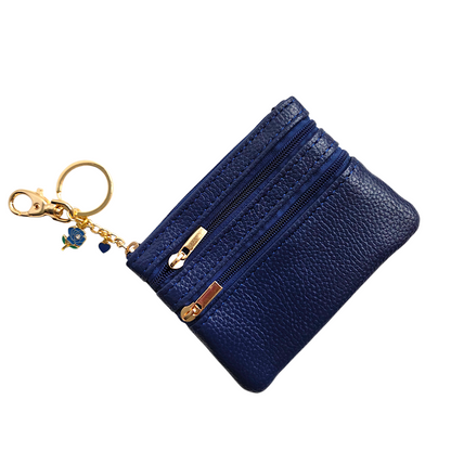 Coin Purse Keychain with Charms