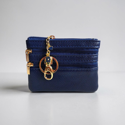 Coin Purse Keychain with Charms