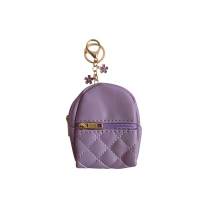 Mini Backpack Keychain with Charms