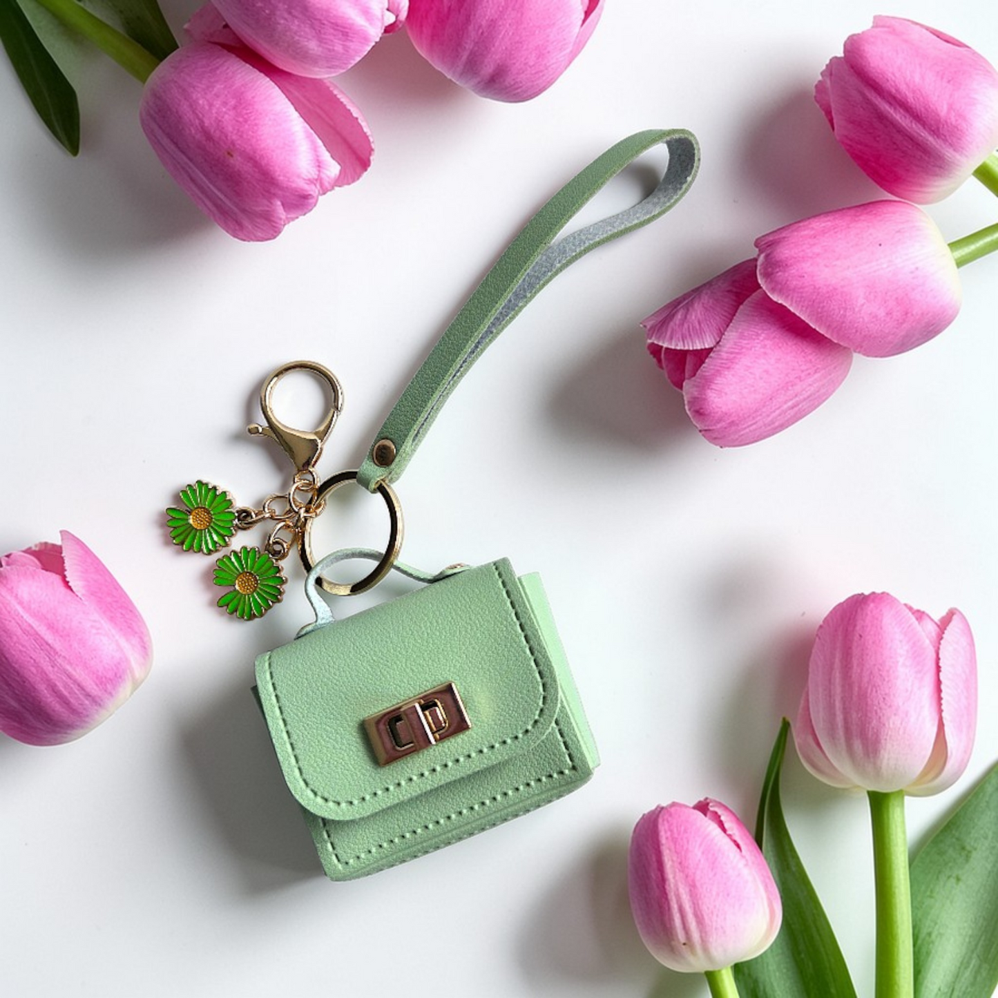 Mini Mini Keychain Purse with Charms