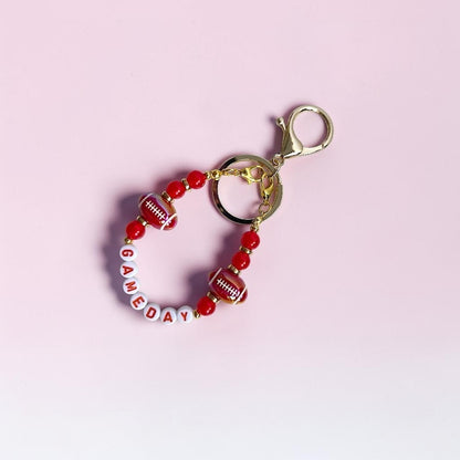Game Day Football Bag Charms / Keychain