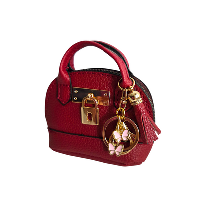 Classic Mini Handbag Keychains  (Multiple Color Options Available )