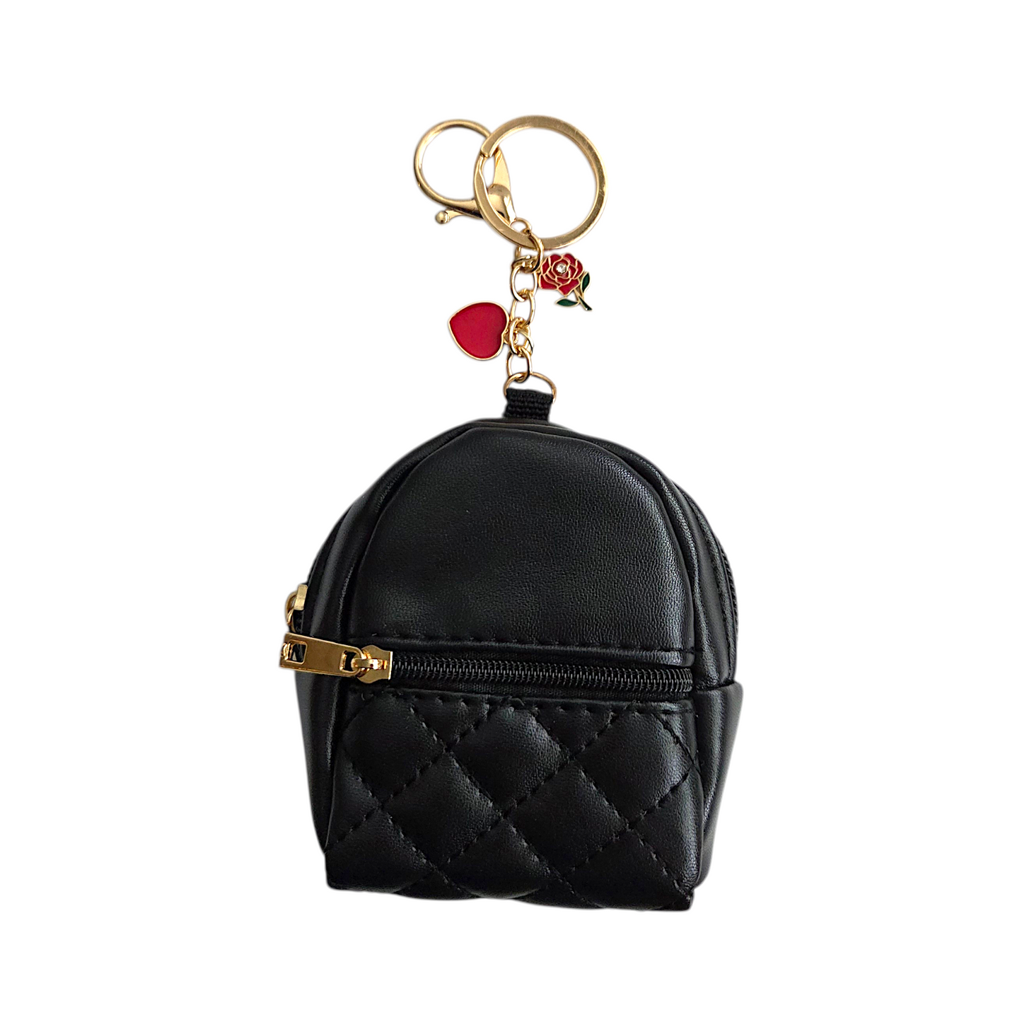 Mini Backpack Keychain with Charms