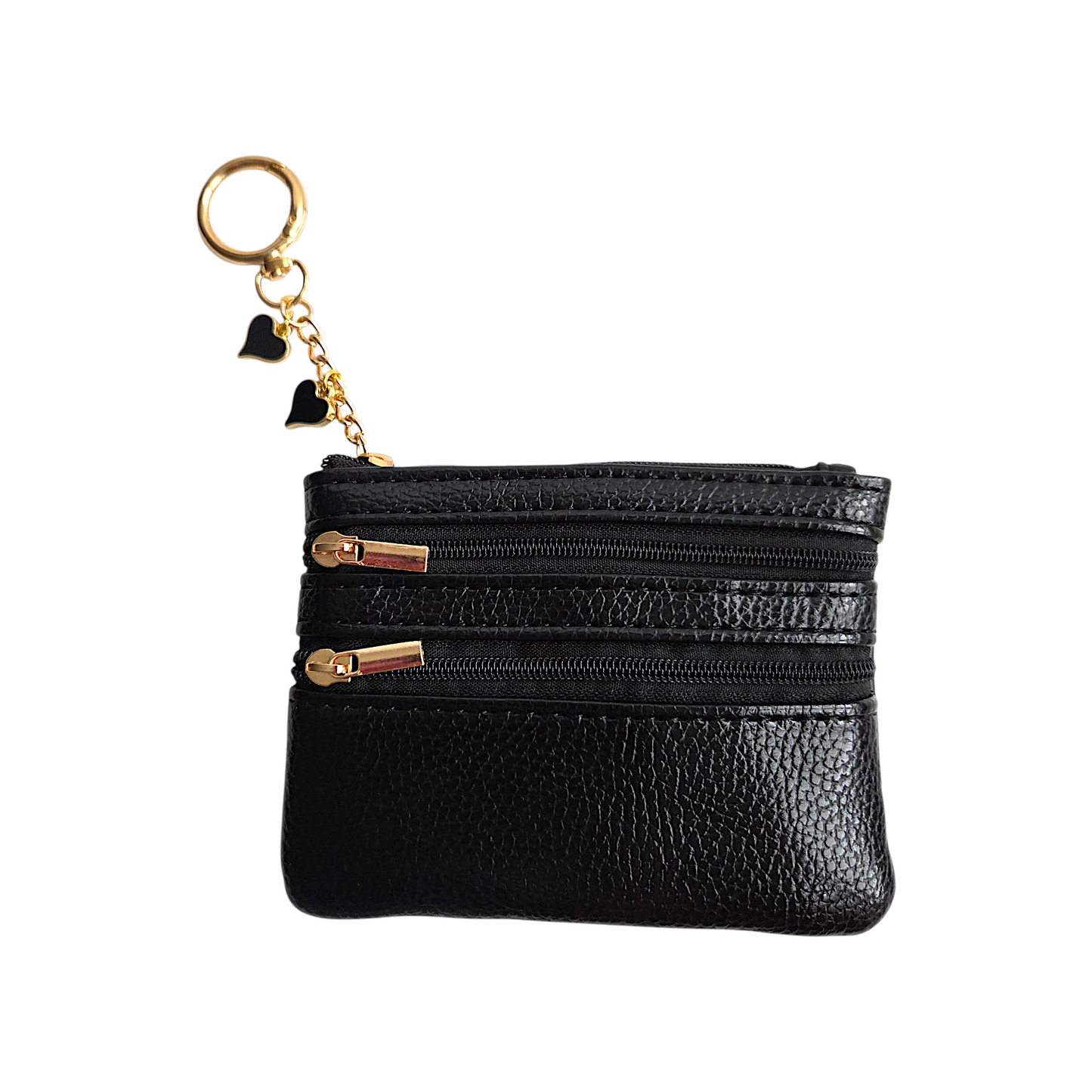 Coin Purse Keychain with Charms